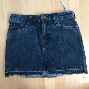 Free people denim skirt